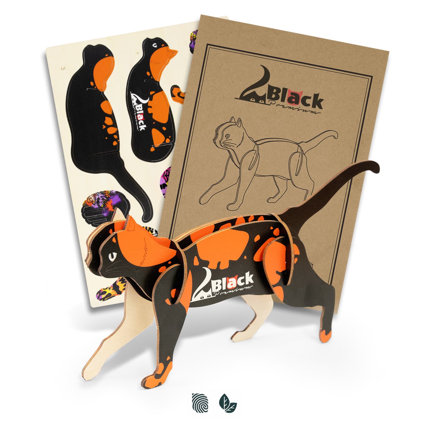 BRANDCRAFT Cat Wooden Model · Product view
