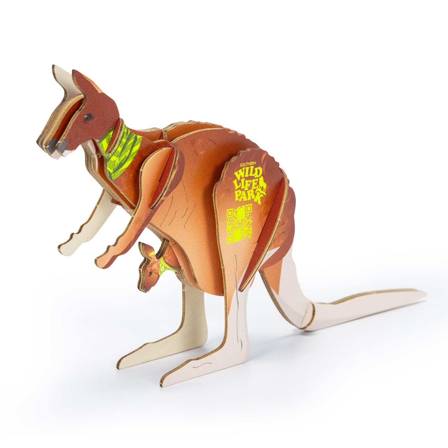 BRANDCRAFT Kangaroo Wooden Model · Product view