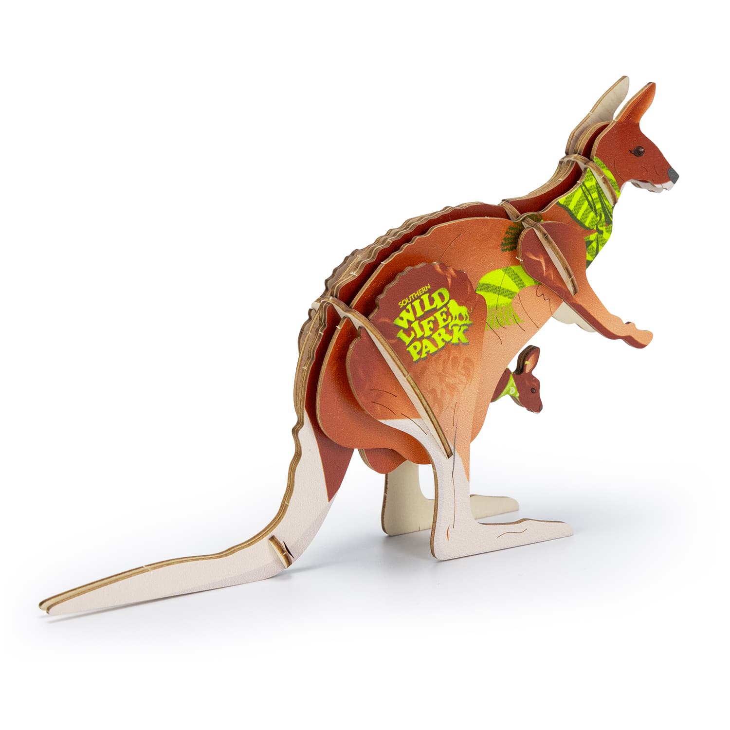 BRANDCRAFT Kangaroo Wooden Model · Product view