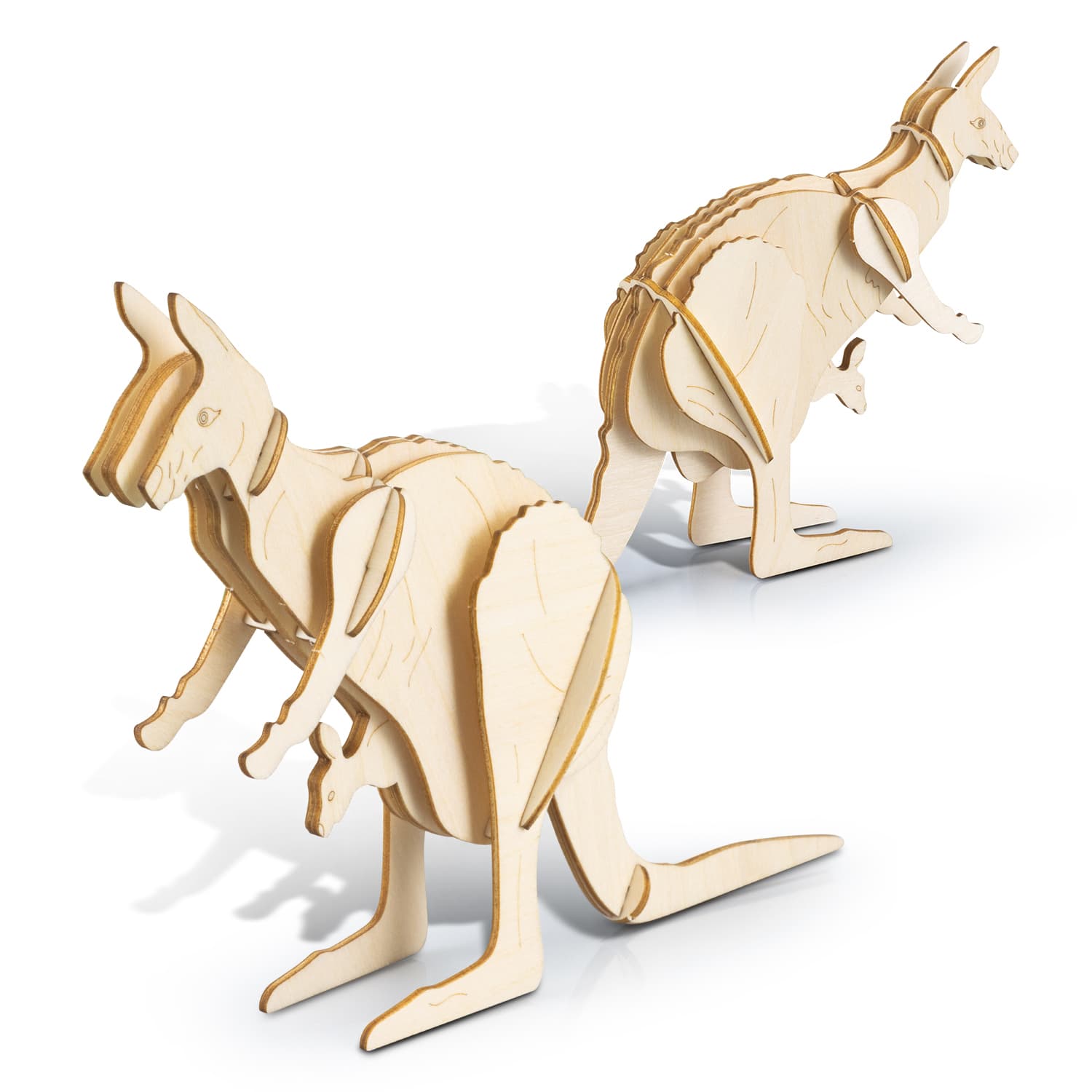 BRANDCRAFT Kangaroo Wooden Model · Product view