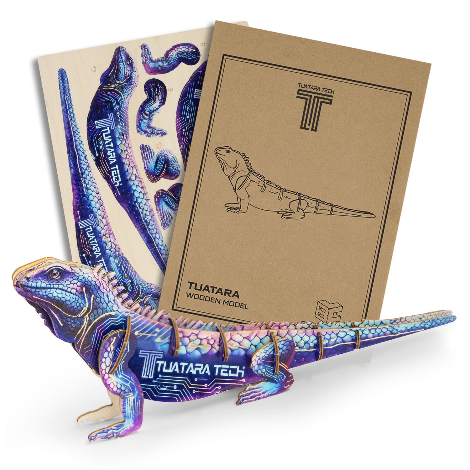 BRANDCRAFT Tuatara Wooden Model · Product view
