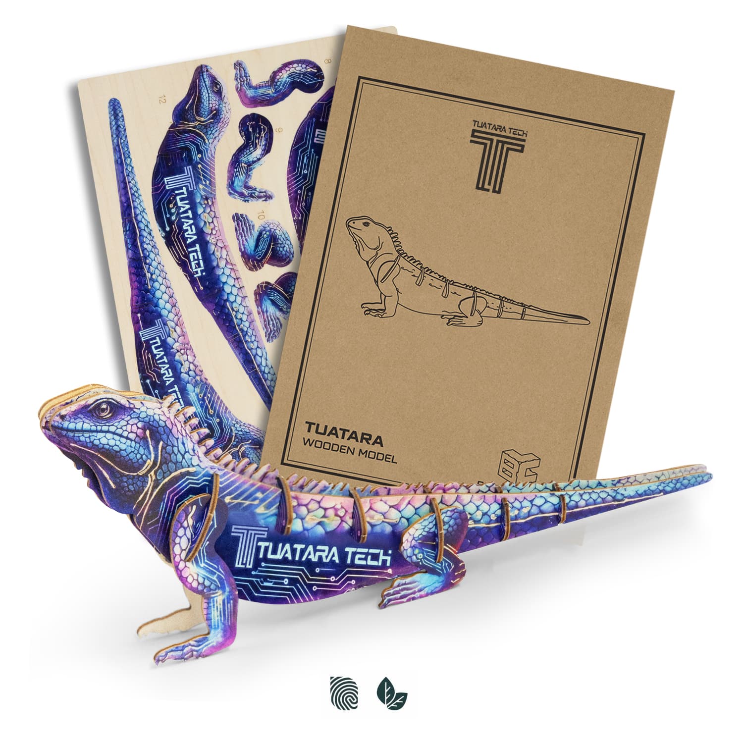BRANDCRAFT Tuatara Wooden Model · Product view