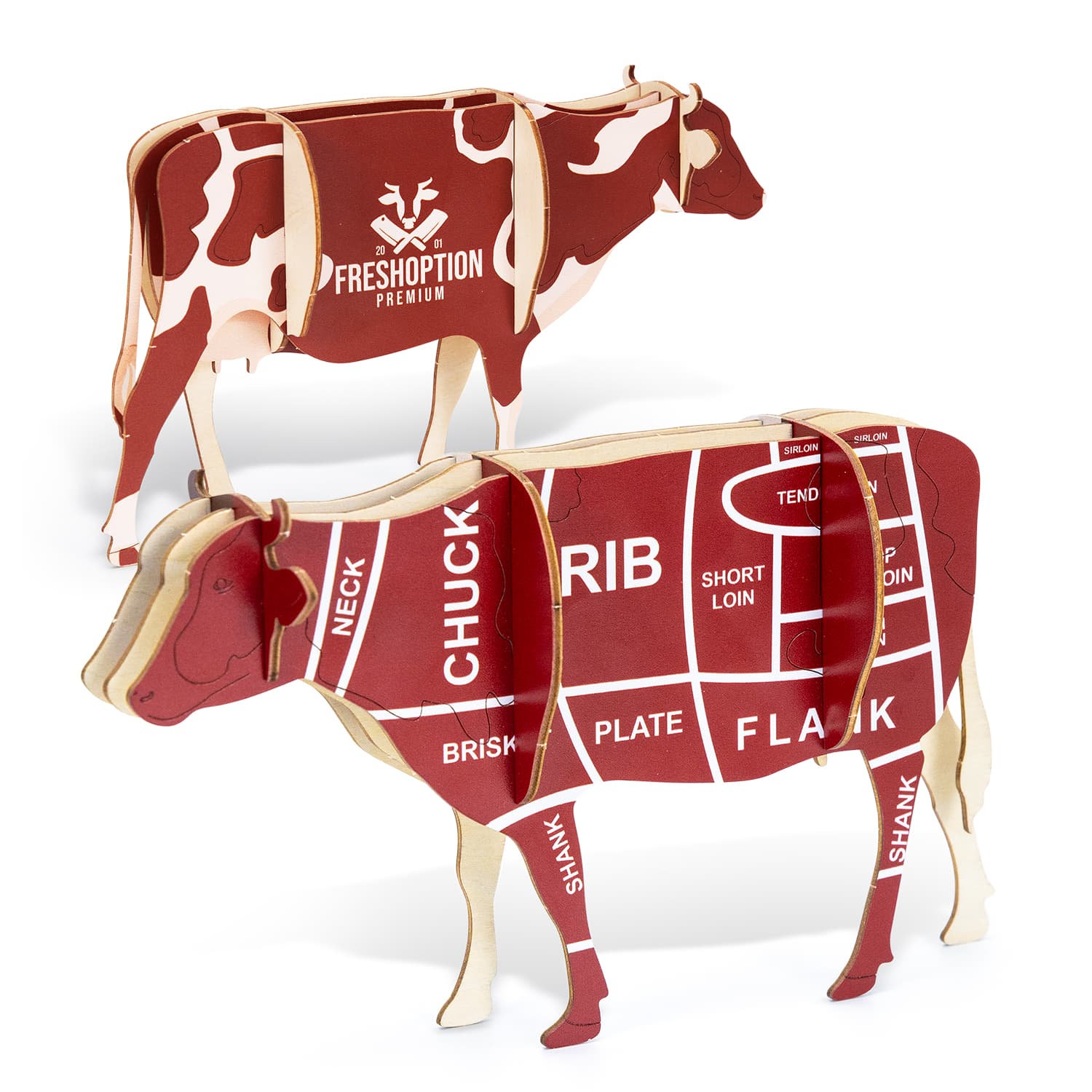 BRANDCRAFT Cow Wooden Model · Product view