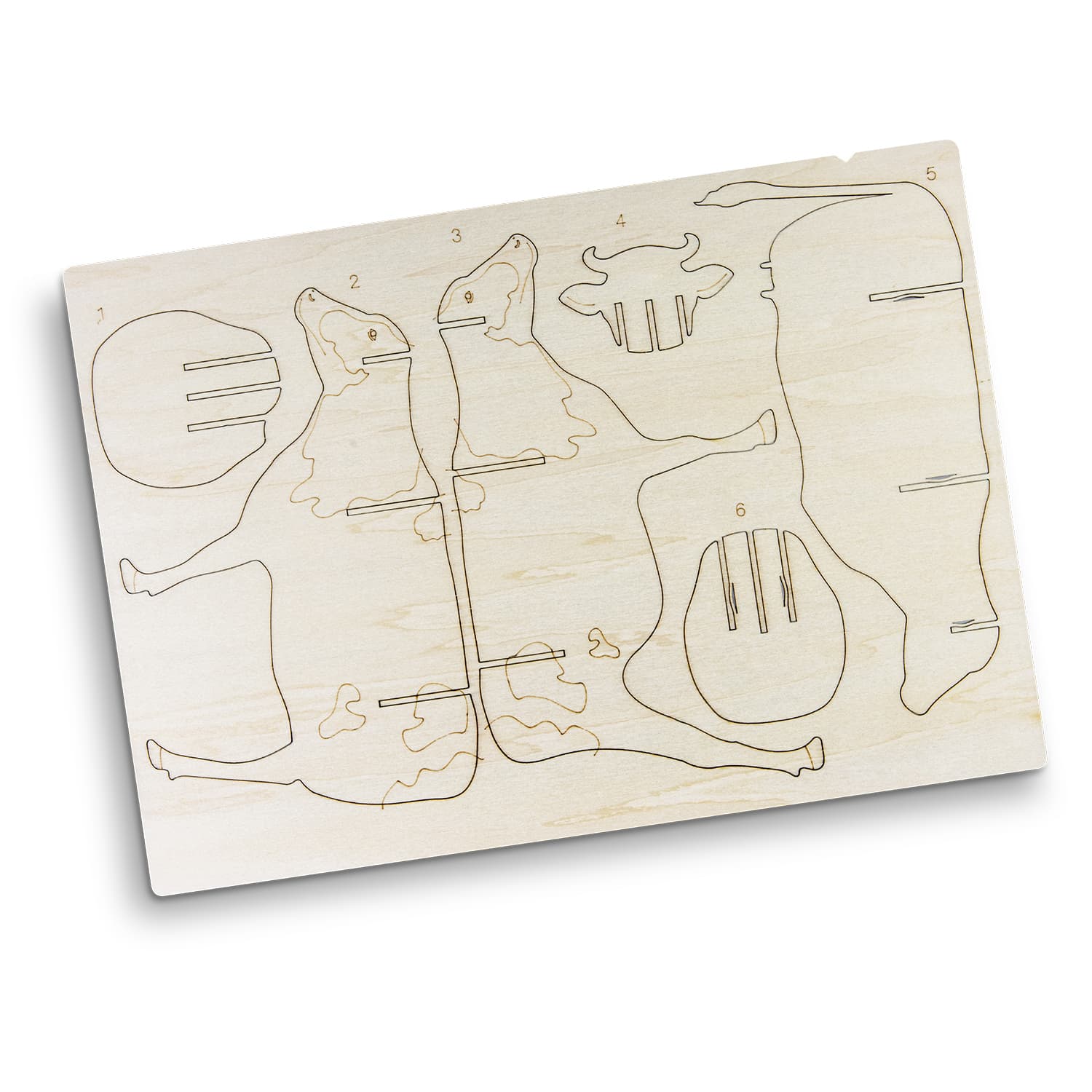 BRANDCRAFT Cow Wooden Model · Product view