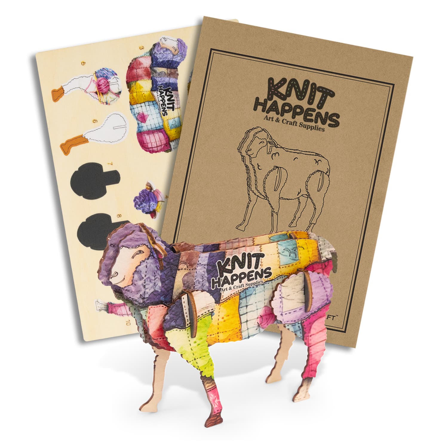 BRANDCRAFT Sheep Wooden Model · Product view