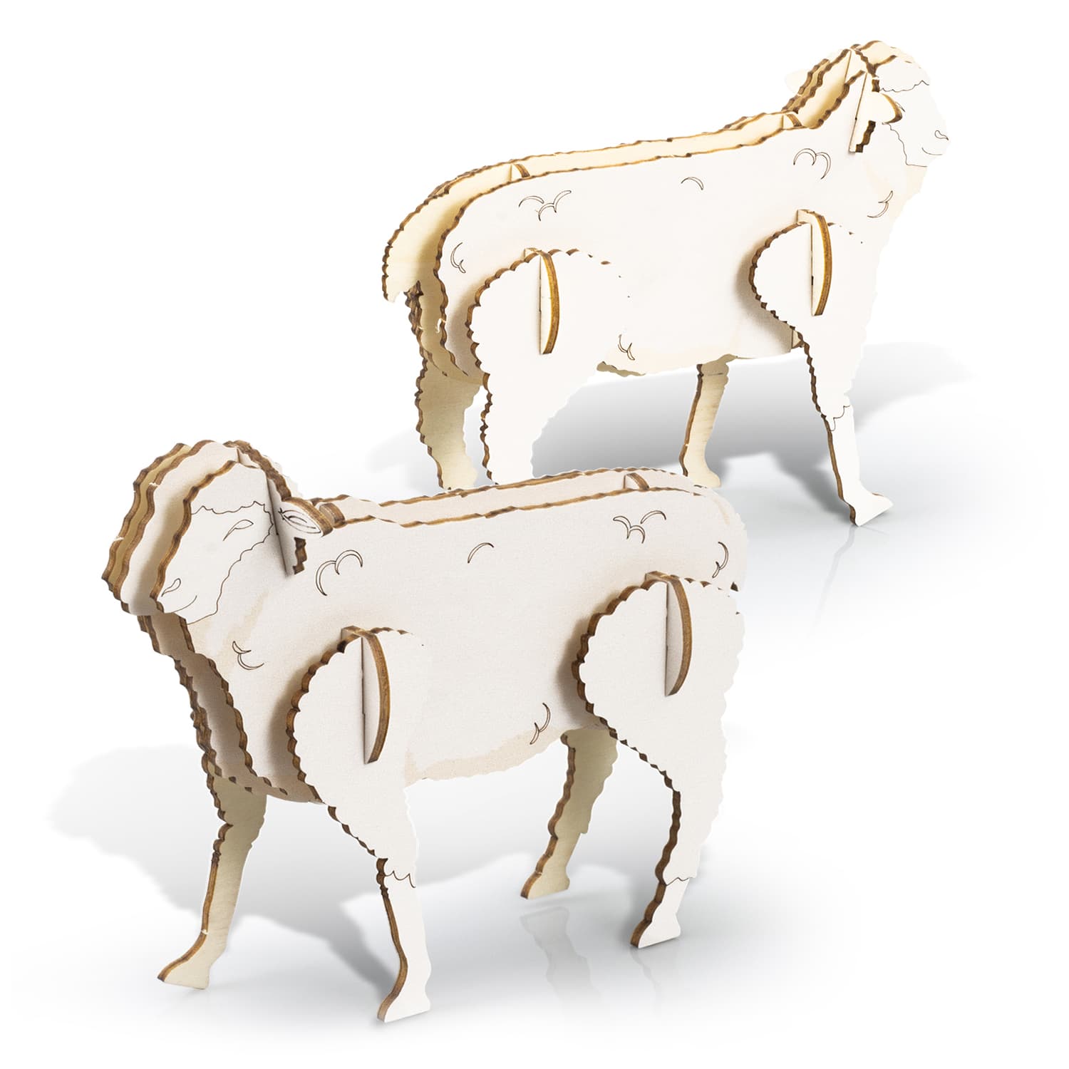 BRANDCRAFT Sheep Wooden Model · Product view
