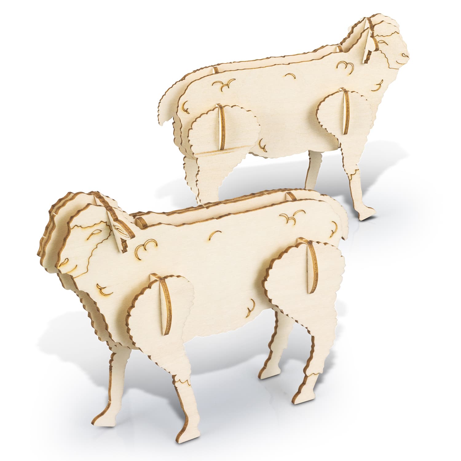 BRANDCRAFT Sheep Wooden Model · Product view
