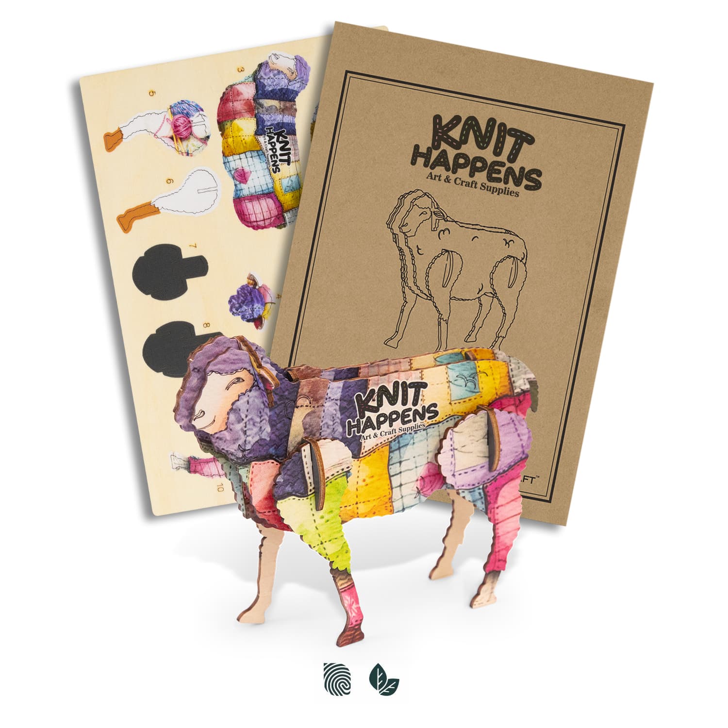 BRANDCRAFT Sheep Wooden Model · Product view