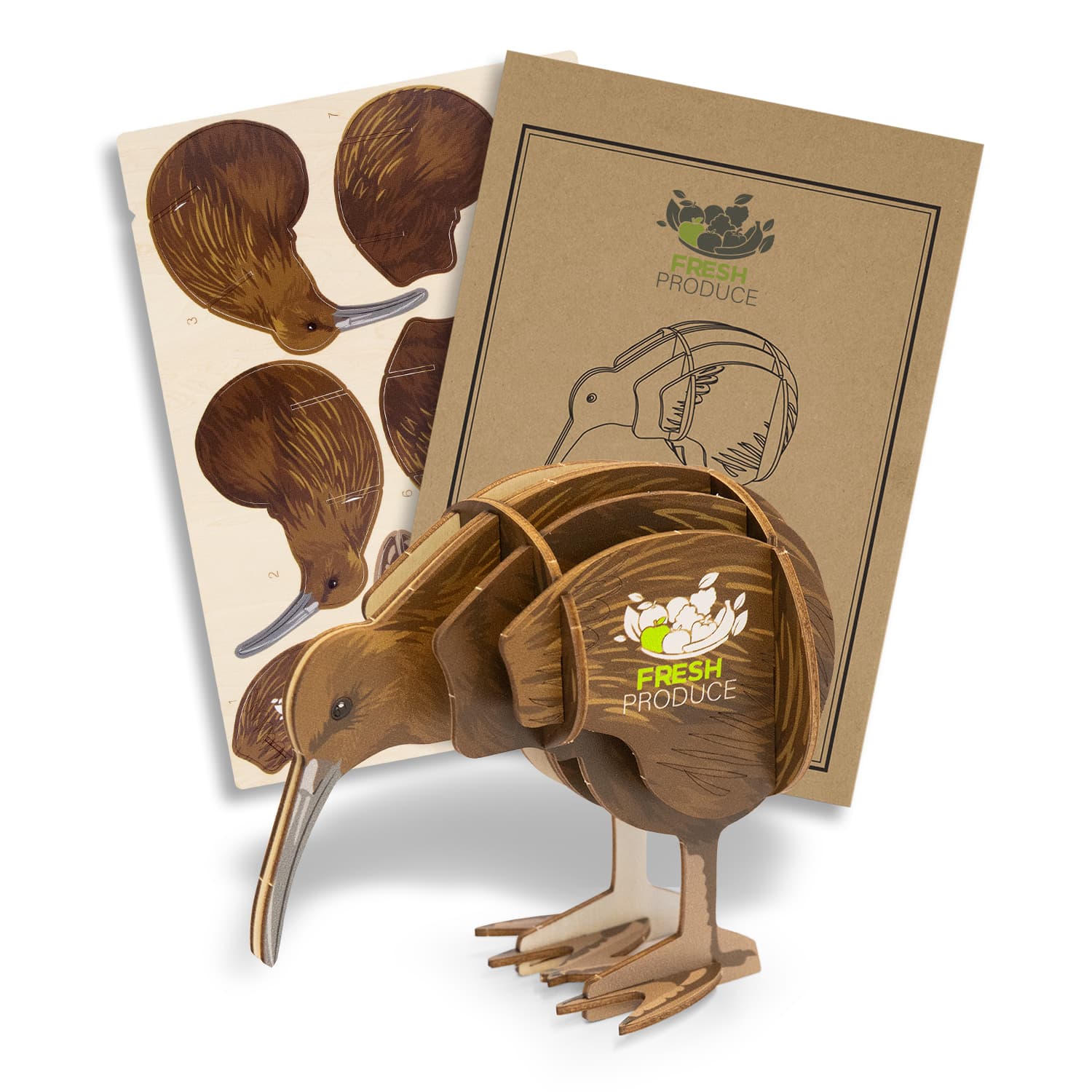 BRANDCRAFT Kiwi Wooden Model · Product view