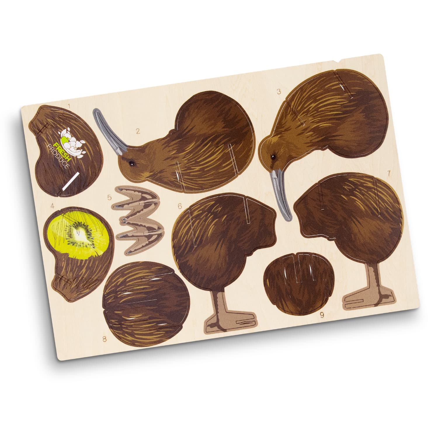 BRANDCRAFT Kiwi Wooden Model · Product view
