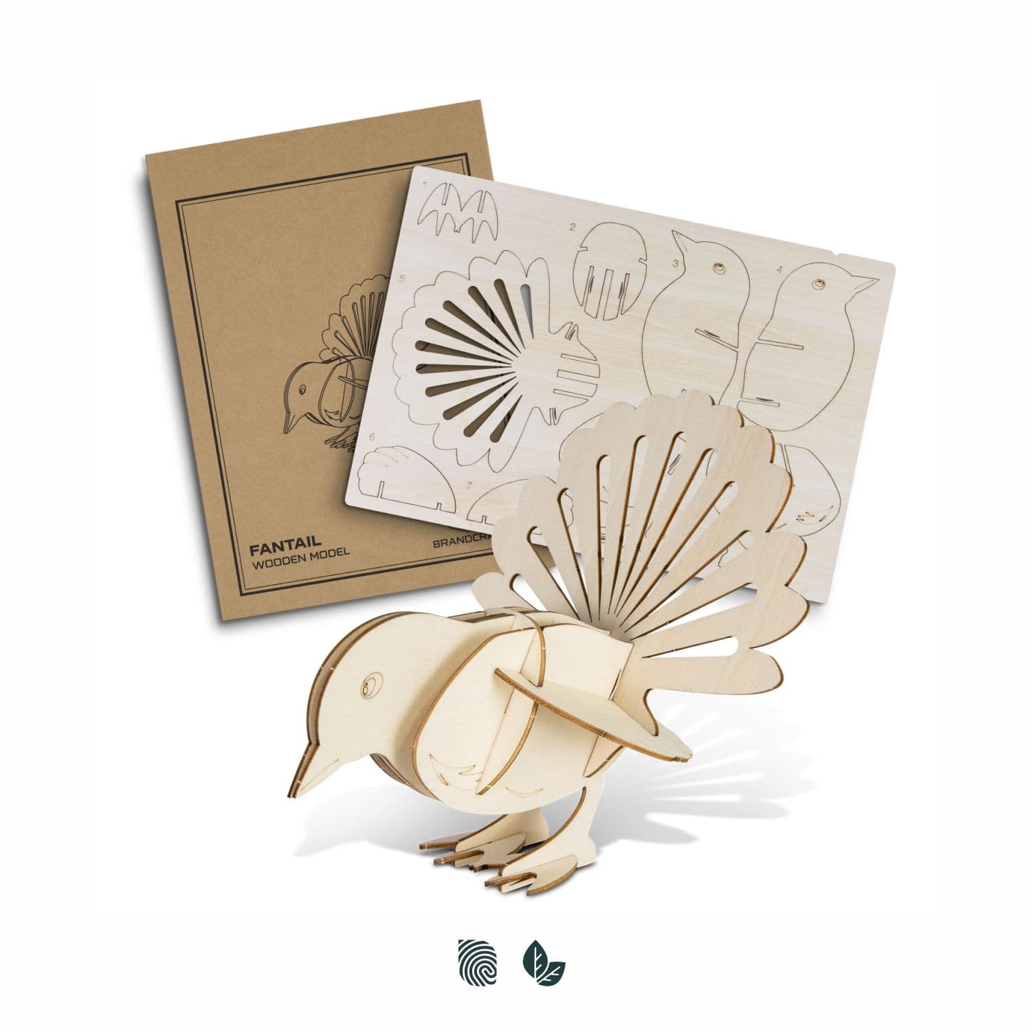 BRANDCRAFT Fantail Wooden Model · Product view