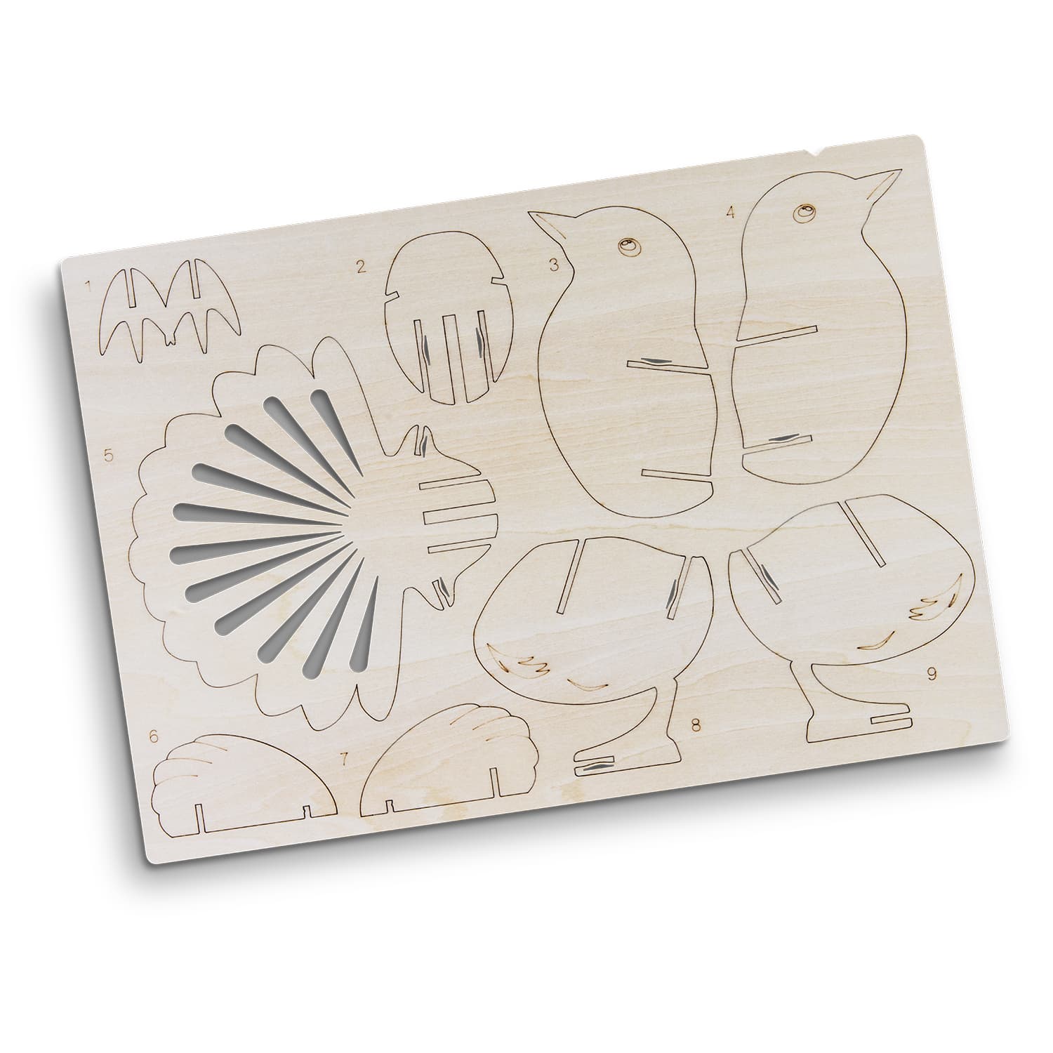 BRANDCRAFT Fantail Wooden Model · Product view