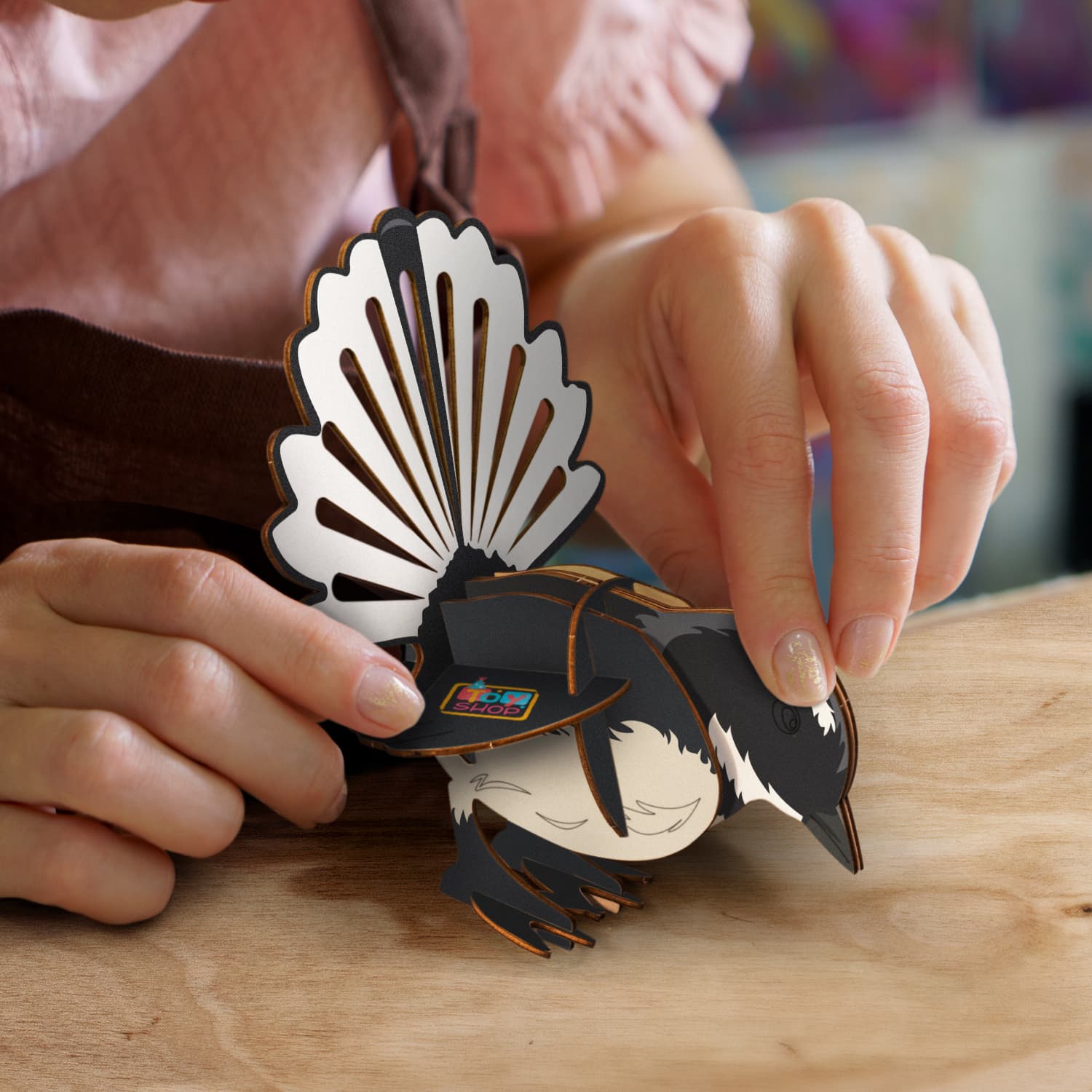 BRANDCRAFT Fantail Wooden Model · Product view