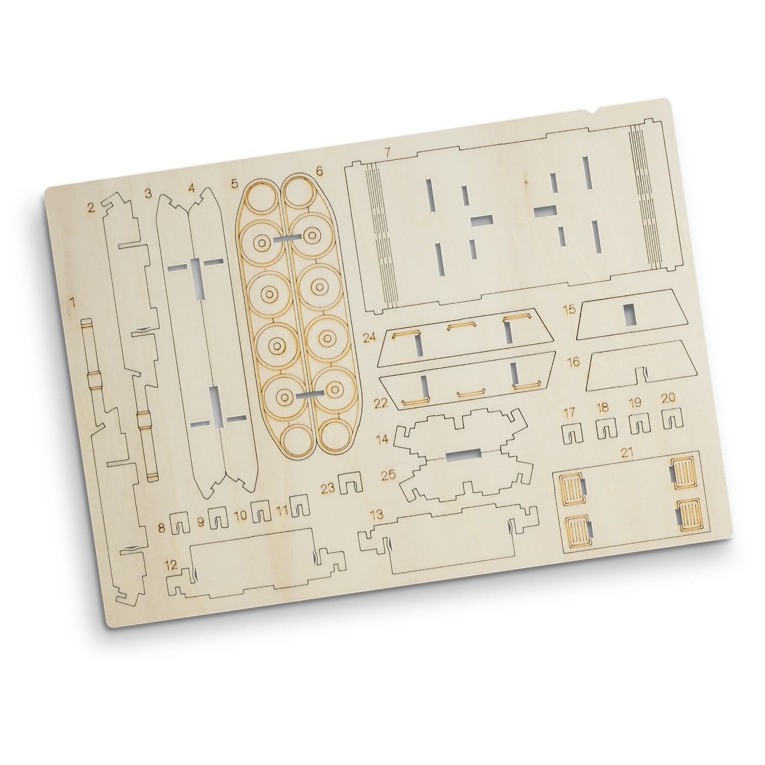 BRANDCRAFT Tank Wooden Model · Product view