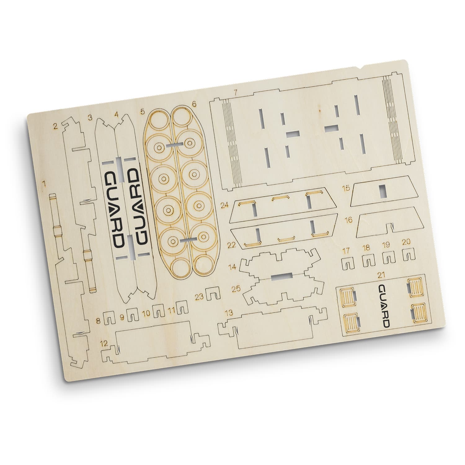 BRANDCRAFT Tank Wooden Model · Product view