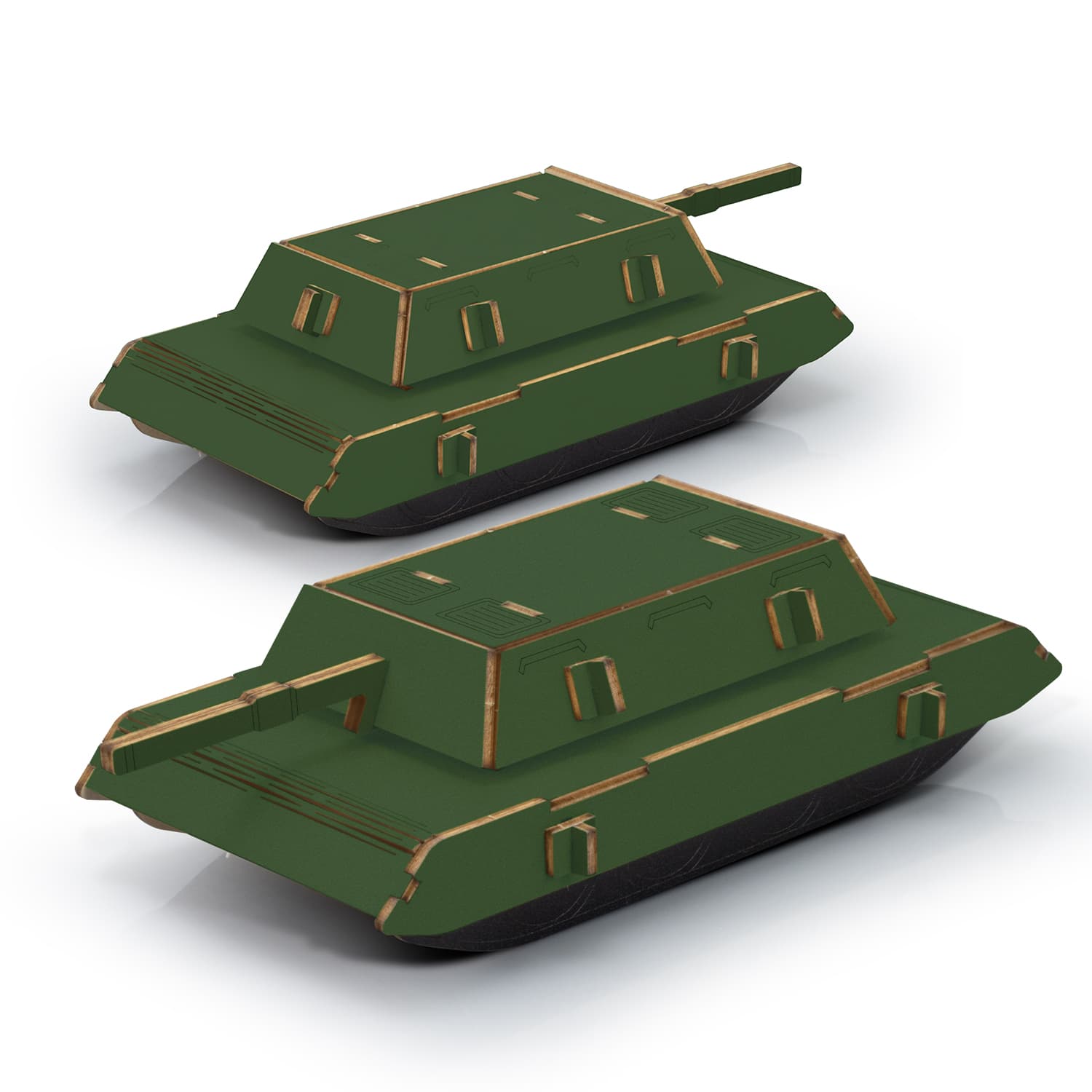 BRANDCRAFT Tank Wooden Model · Product view