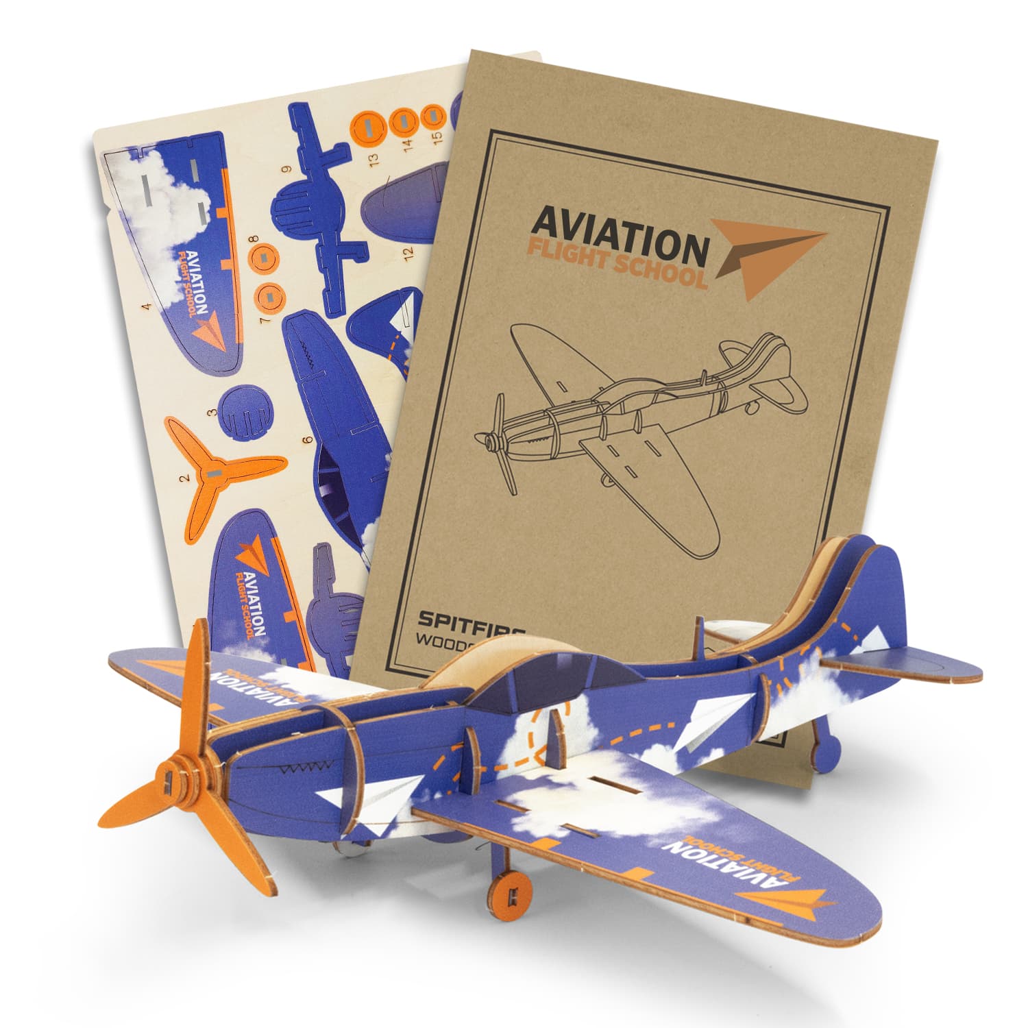 BRANDCRAFT Spitfire Wooden Model · Product view