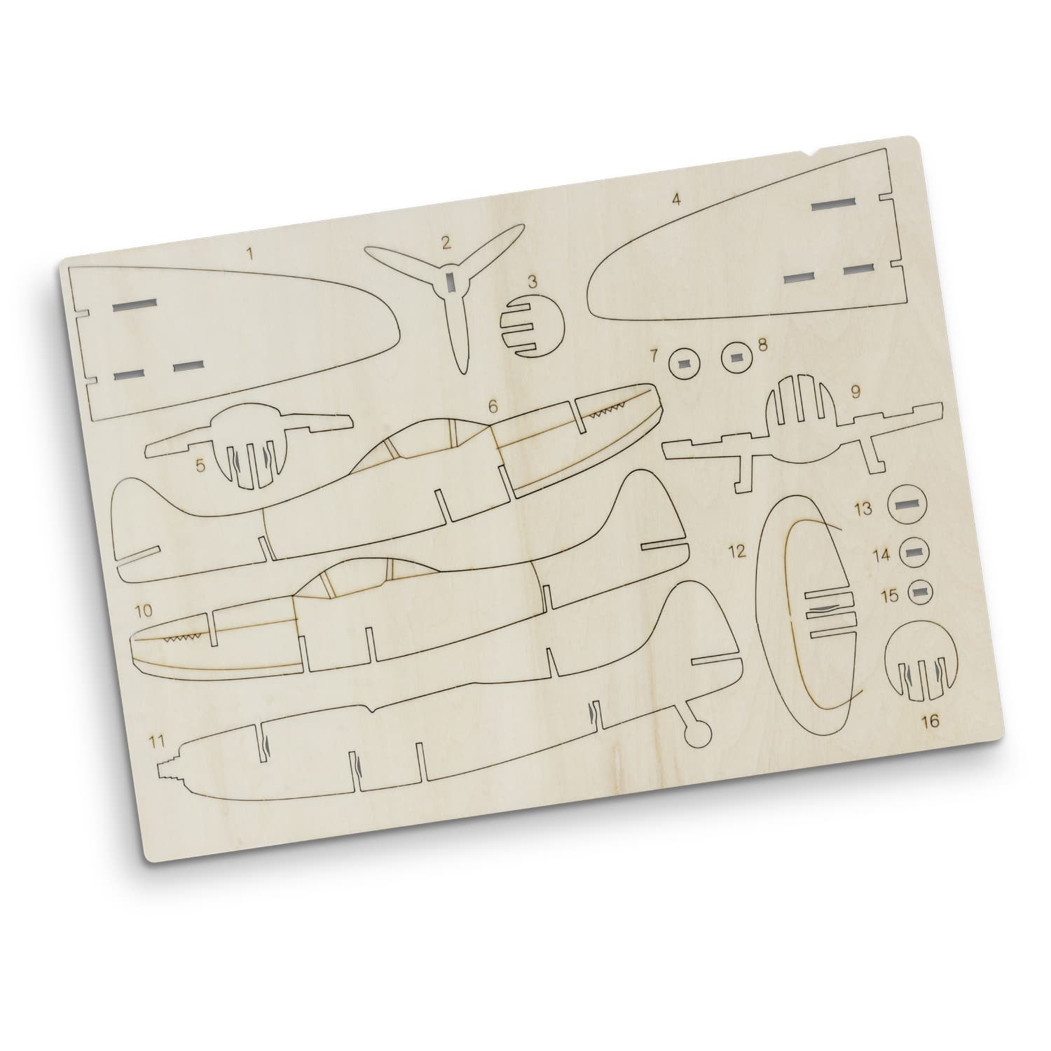 BRANDCRAFT Spitfire Wooden Model · Product view