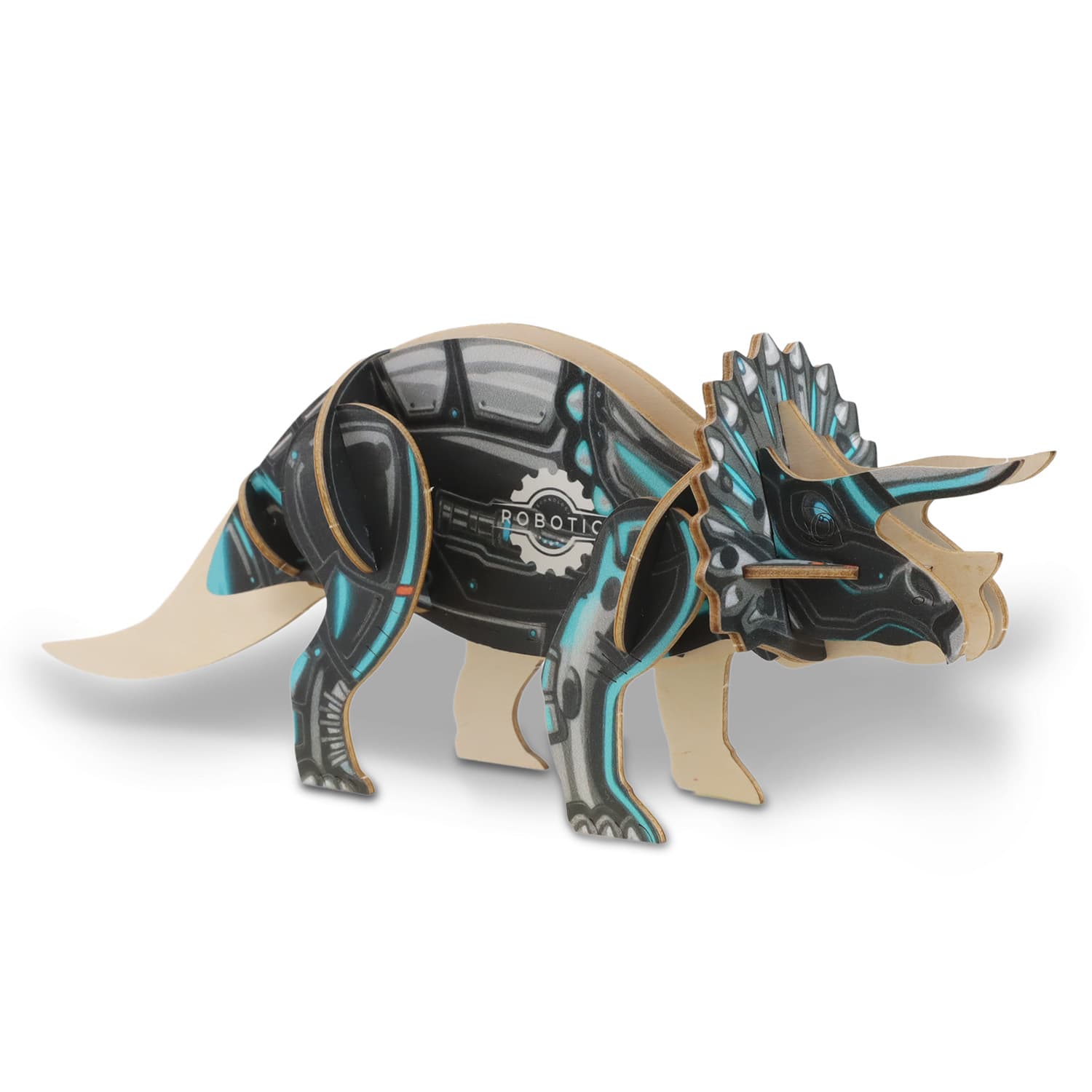 BRANDCRAFT Triceratops Wooden Model · Product view