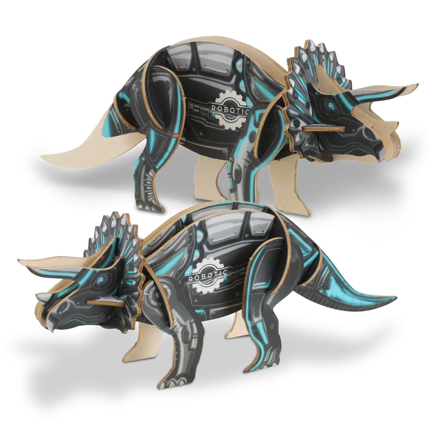 BRANDCRAFT Triceratops Wooden Model · Product view