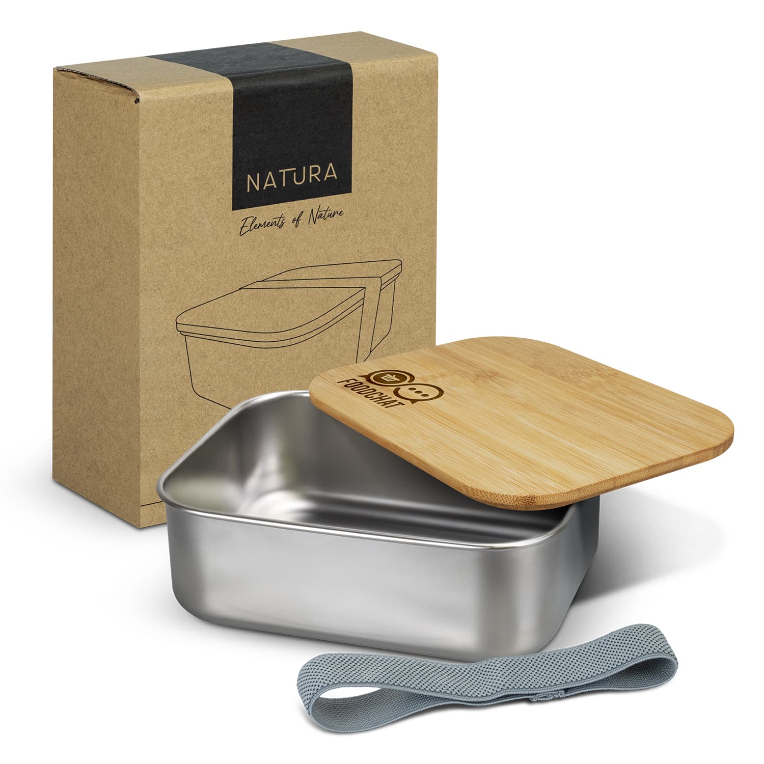 NATURA Stainless Steel Lunch Box · Product view