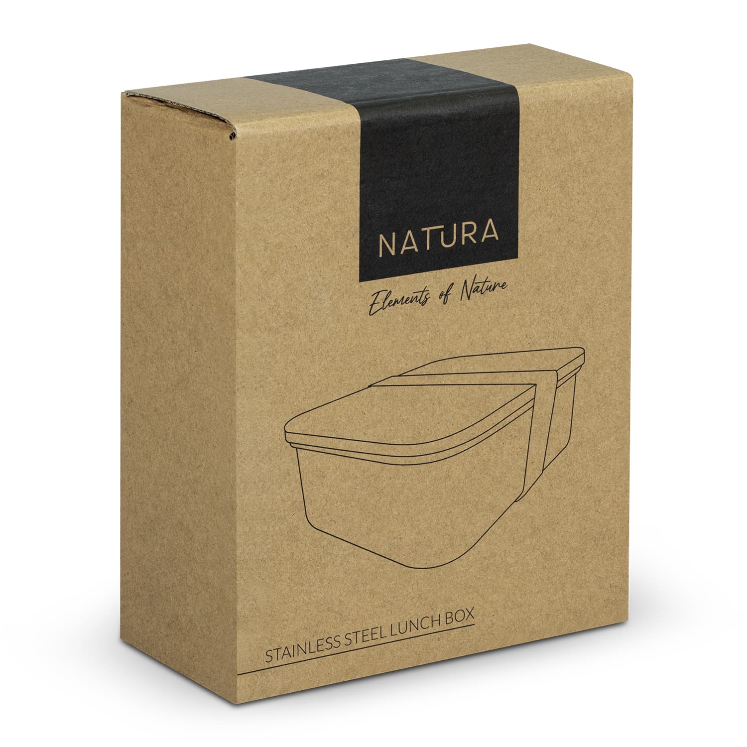 NATURA Stainless Steel Lunch Box · Product view