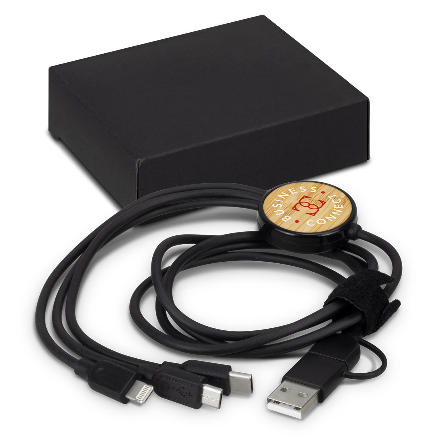 Bamboo Triple Connector Cable · Product view