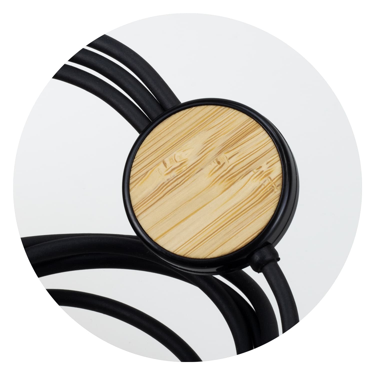 Bamboo Triple Connector Cable · Product view