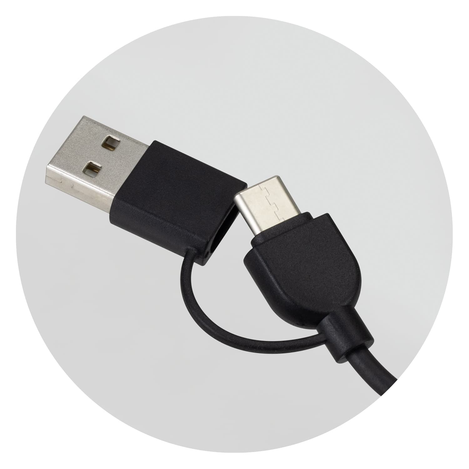 Bamboo Triple Connector Cable · Product view