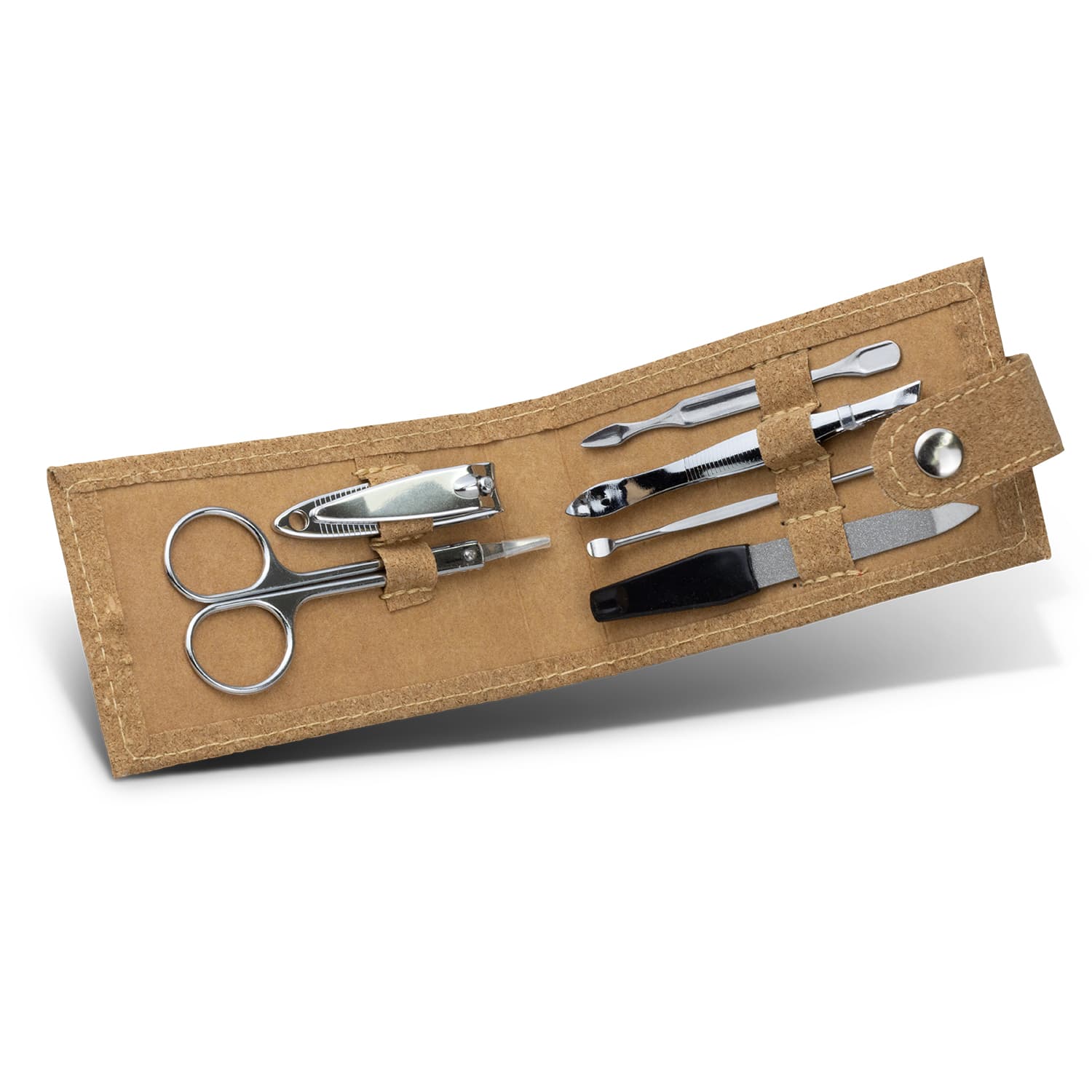 Cork Manicure Set · Natural · front
