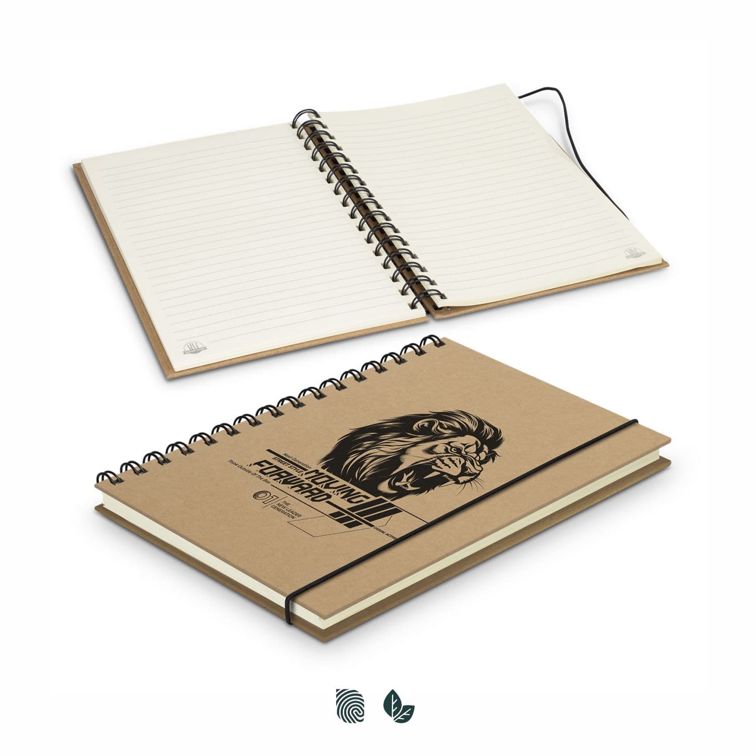 Sugarcane Paper Spiral Notebook · Product view