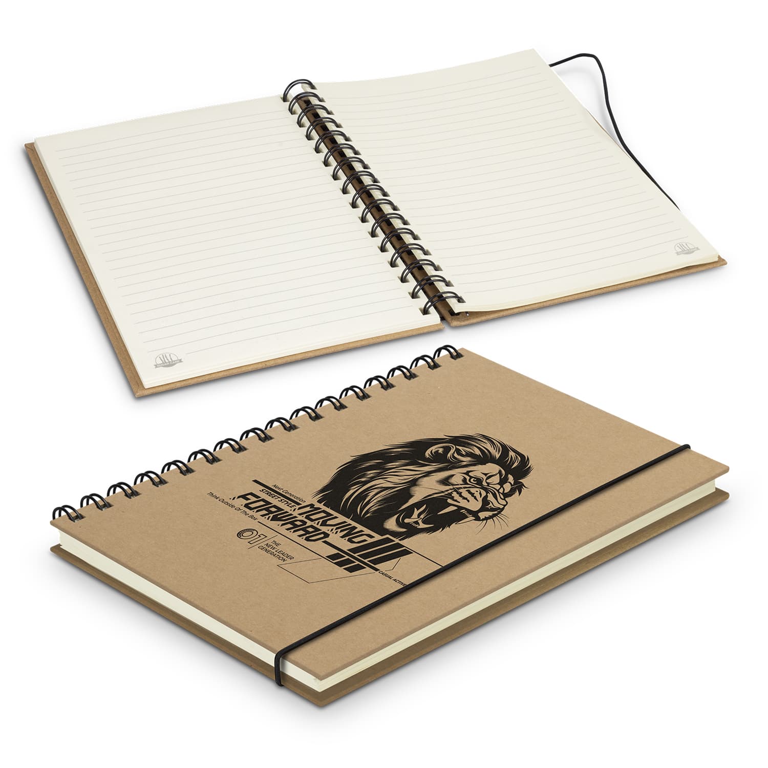 Sugarcane Paper Spiral Notebook · Product view