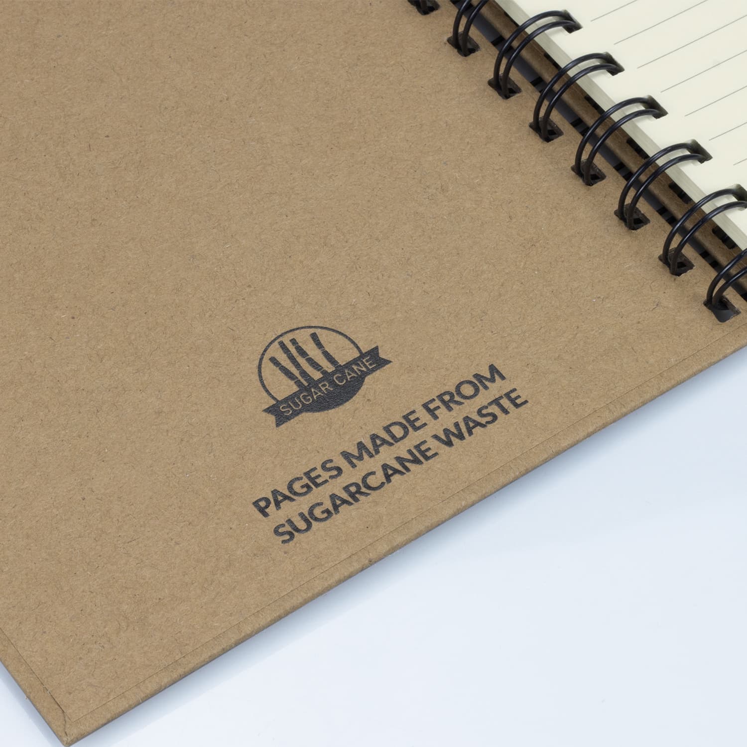 Sugarcane Paper Spiral Notebook · Product view