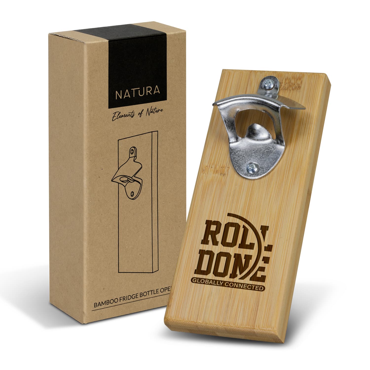 NATURA Bamboo Fridge Bottle Opener · Product view