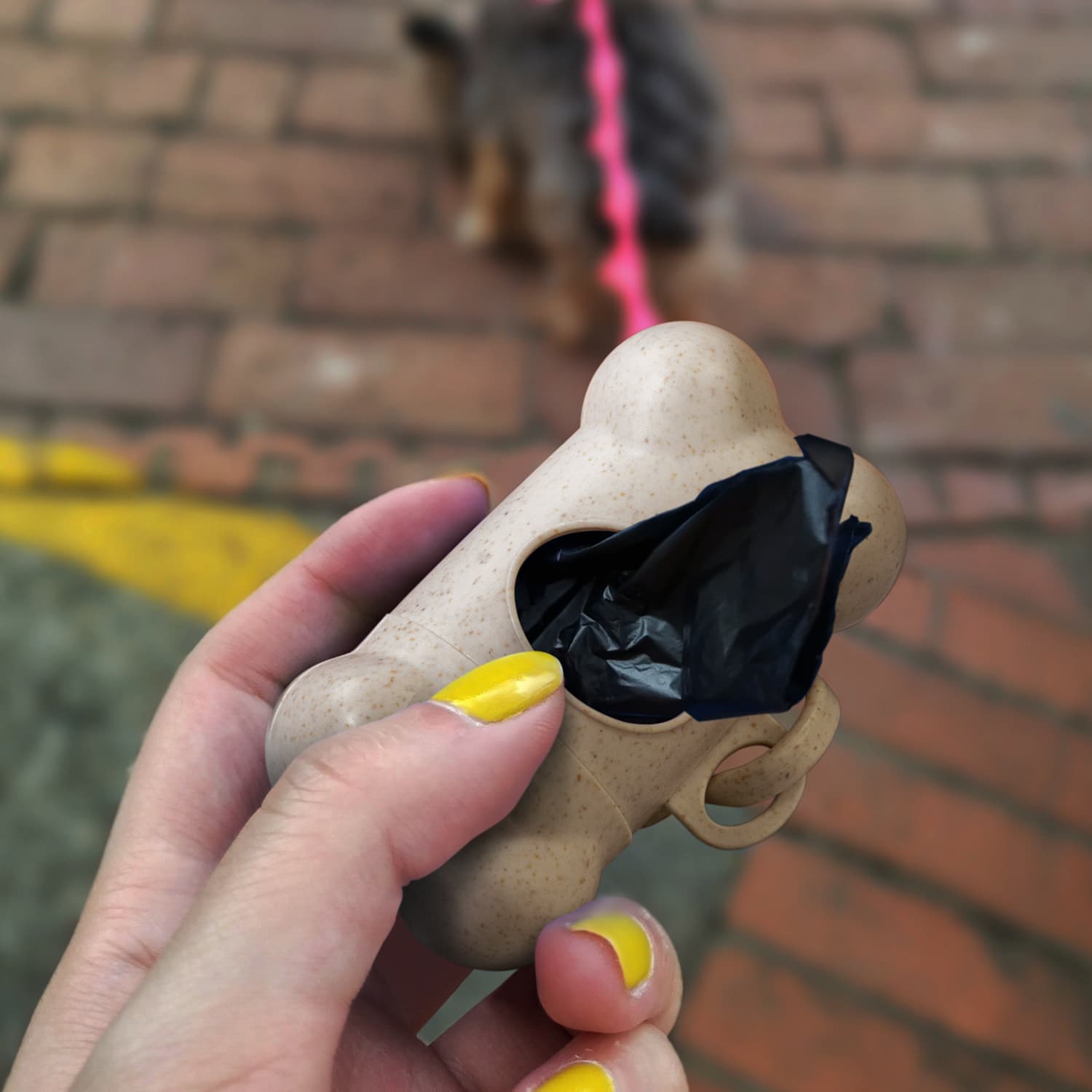 Pet Bag Dispenser  - Natural · Product view