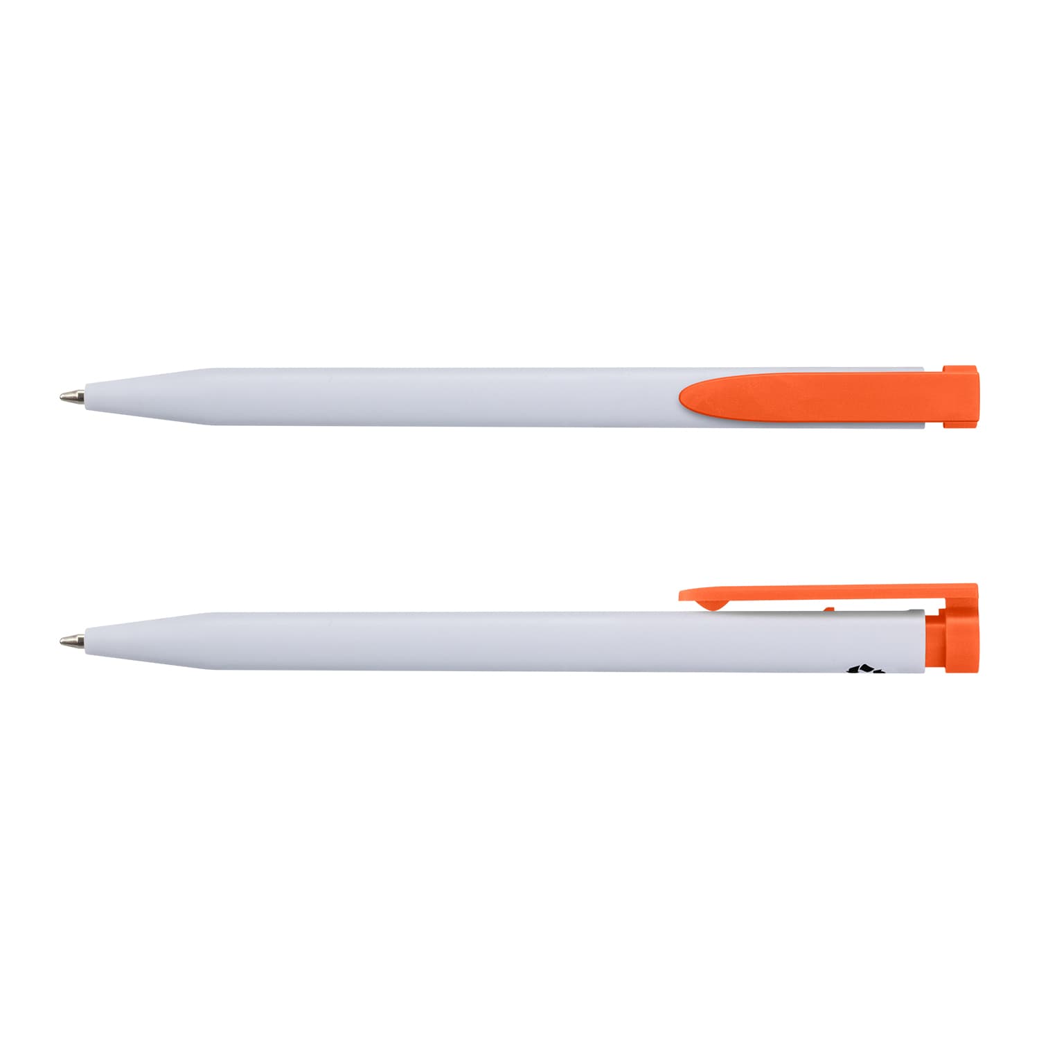 Recycled Plastic Pen · White/Orange · colour reference