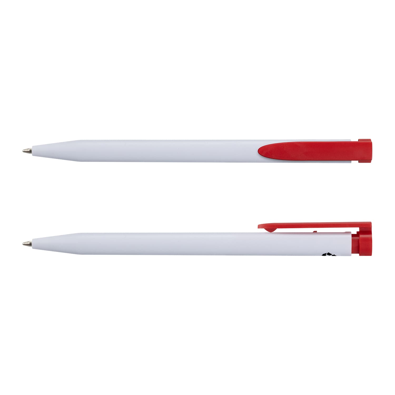 Recycled Plastic Pen · White/Red · colour reference