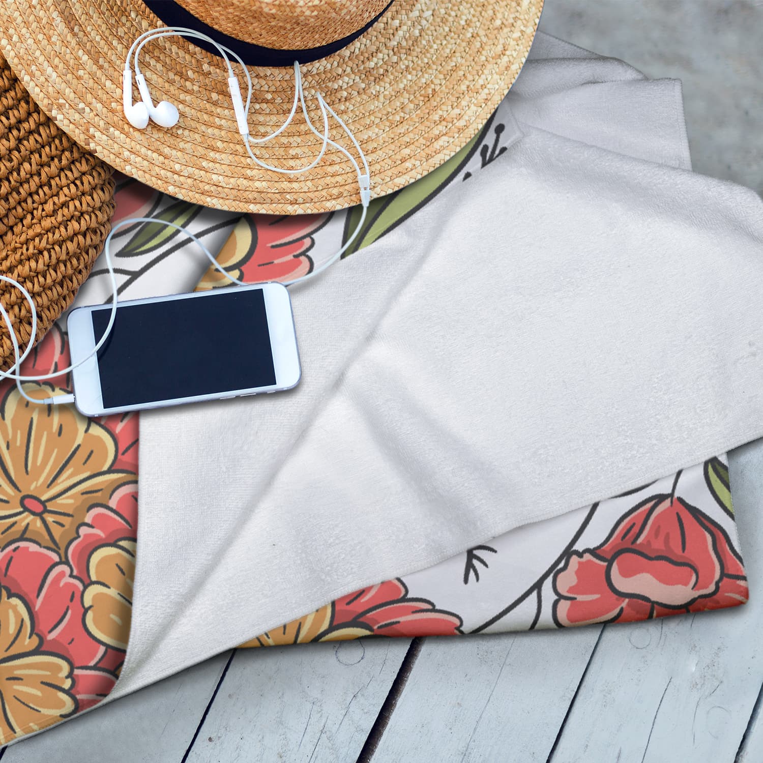 Ocean XL Beach Towel - Full Colour · Product view