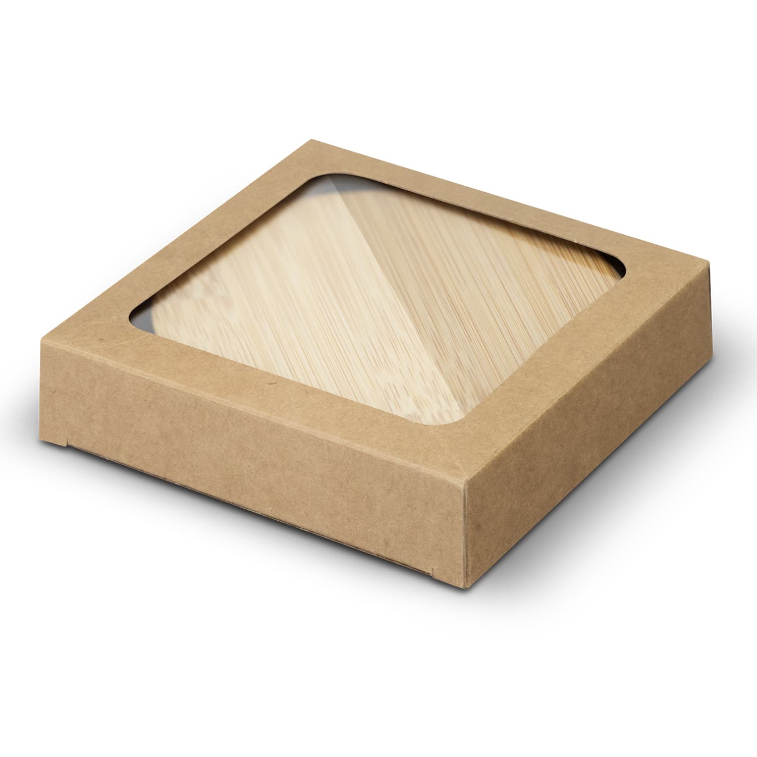Bamboo Bottle Opener Coaster - Set of 2 - Round · Product view