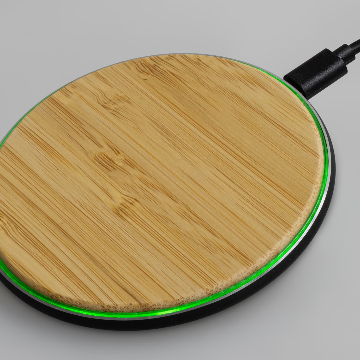 Bamboo 15W Wireless Fast Charger · Product view