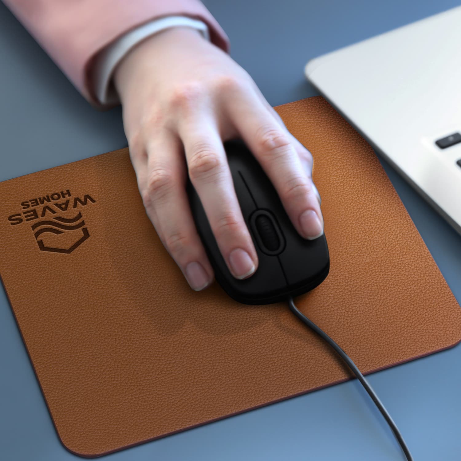 Leatherette Mouse Mat · Product view