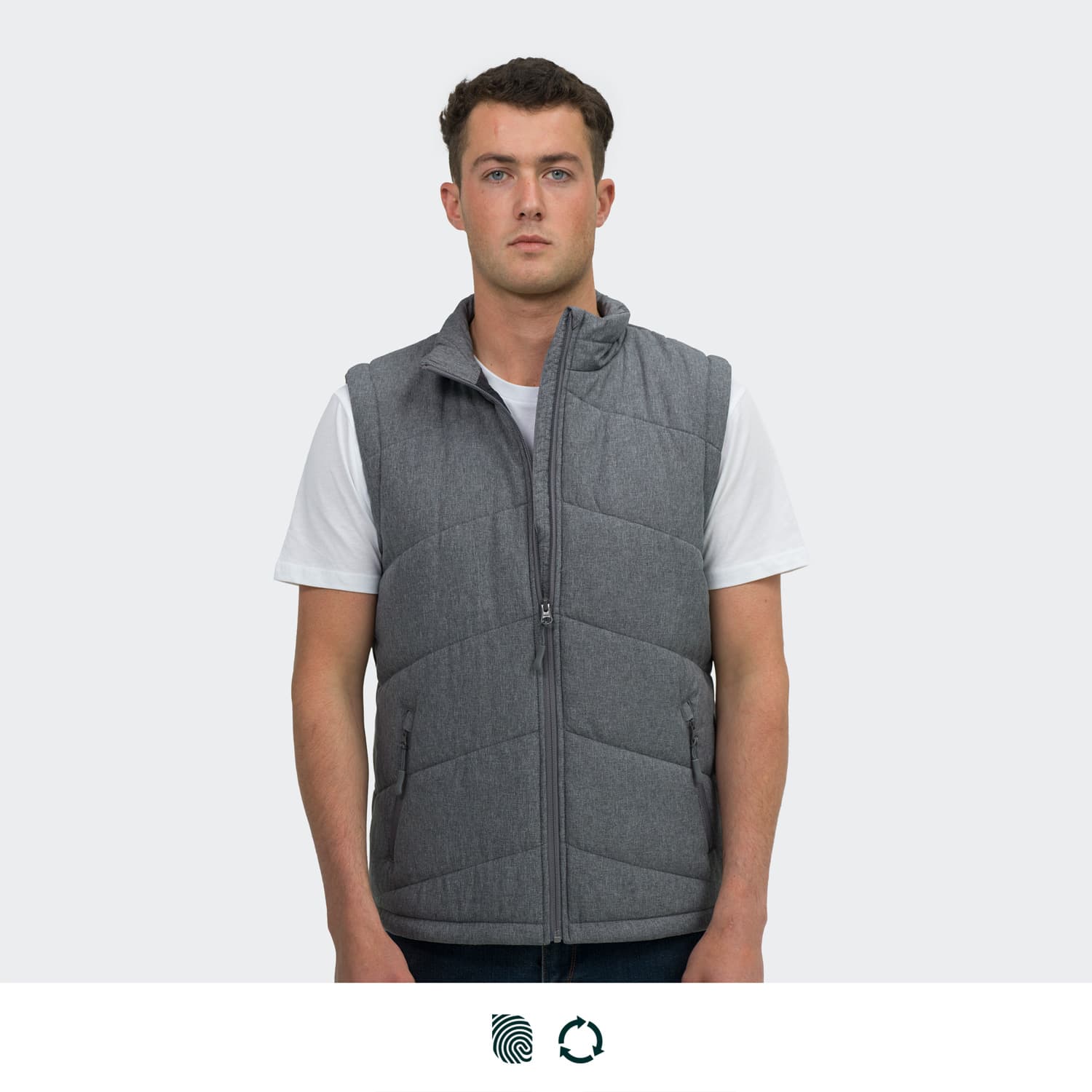 TRENDSWEAR Newport Mens Puffer Vest · Product view