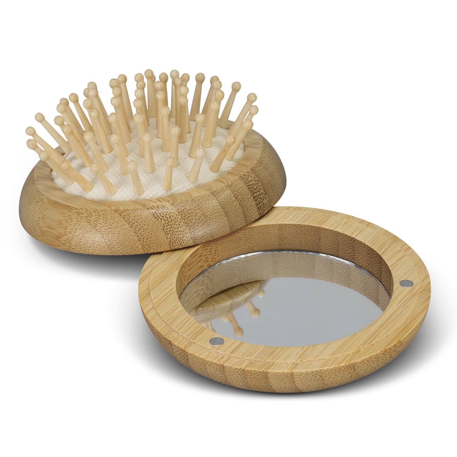 NATURA Bamboo Brush and Mirror · Product view