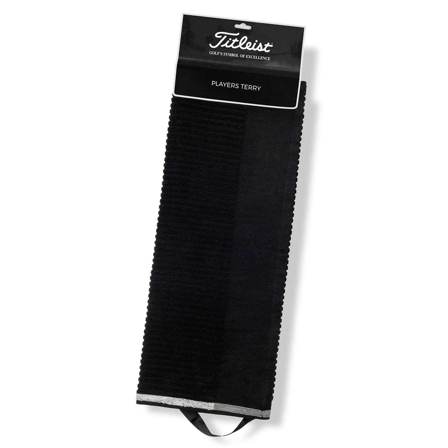 Titleist Players Terry Towel · Black · front