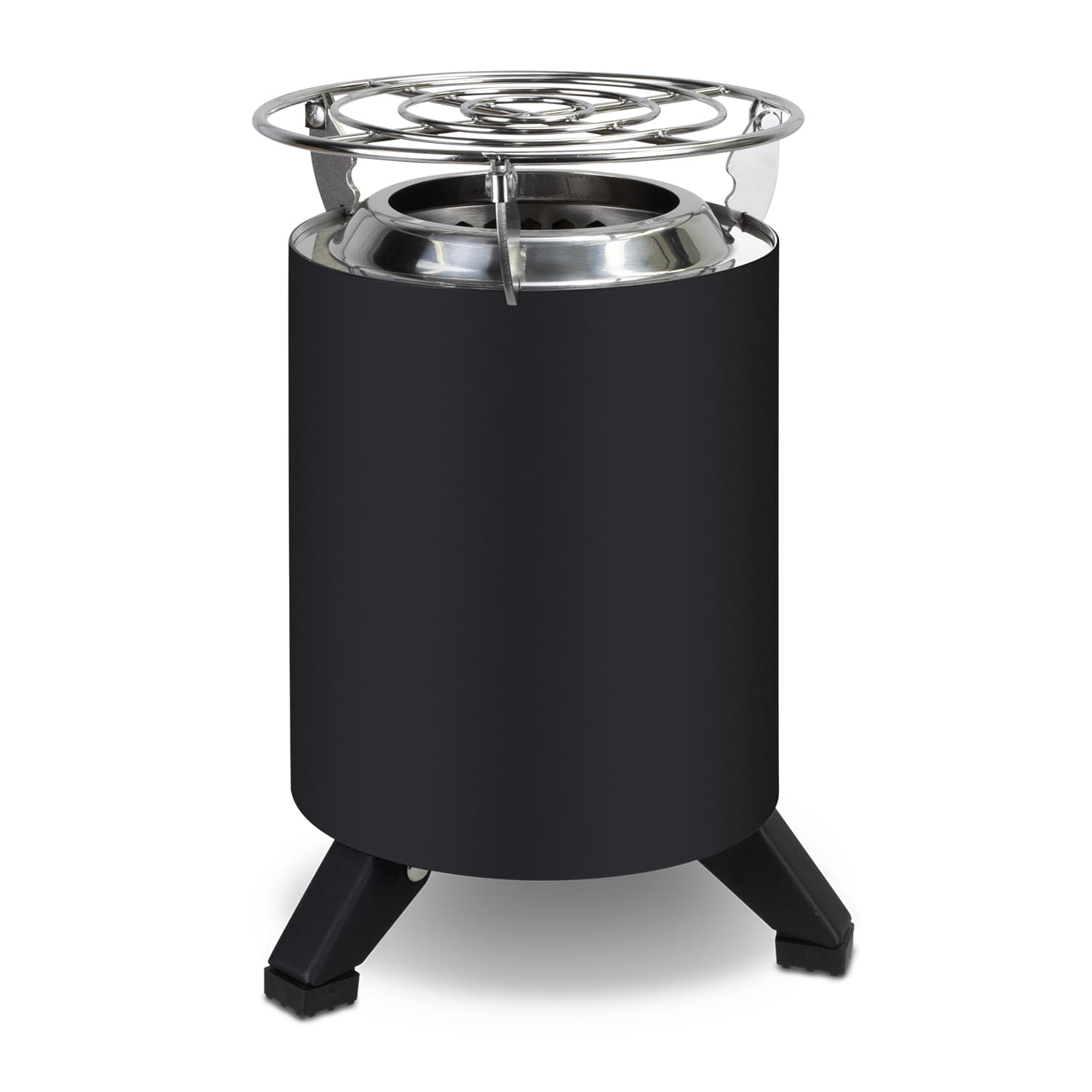 Frontier Camp Fire and Cooker · Black · front