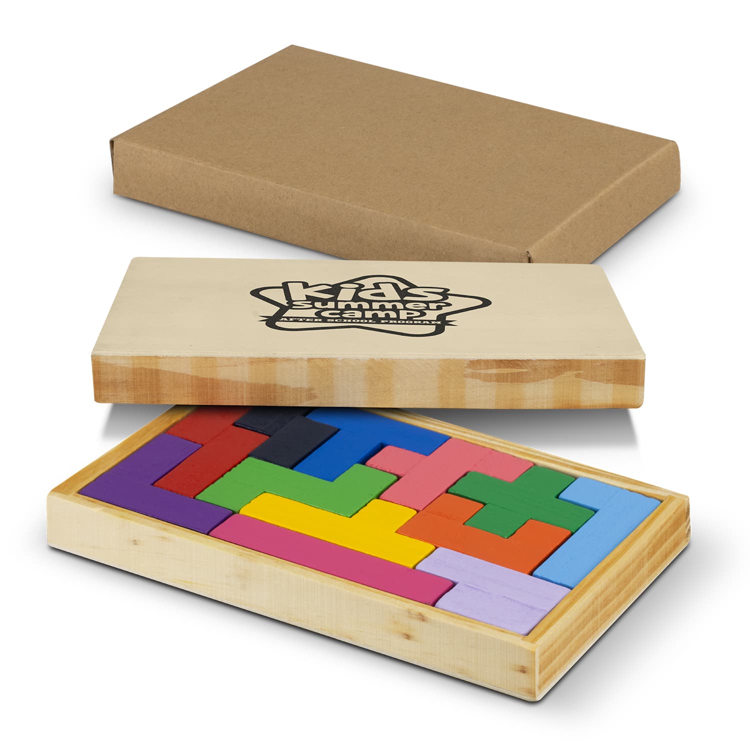 Pentomino Wooden Puzzle · Product view