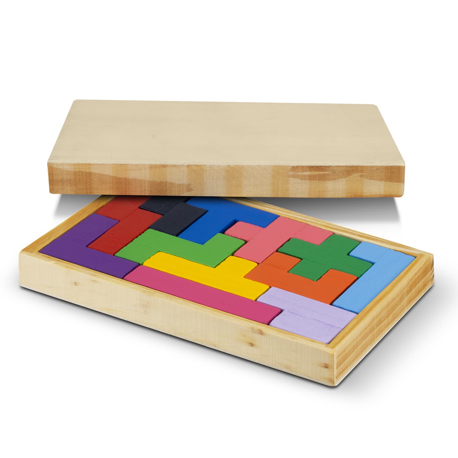 Pentomino Wooden Puzzle · Product view
