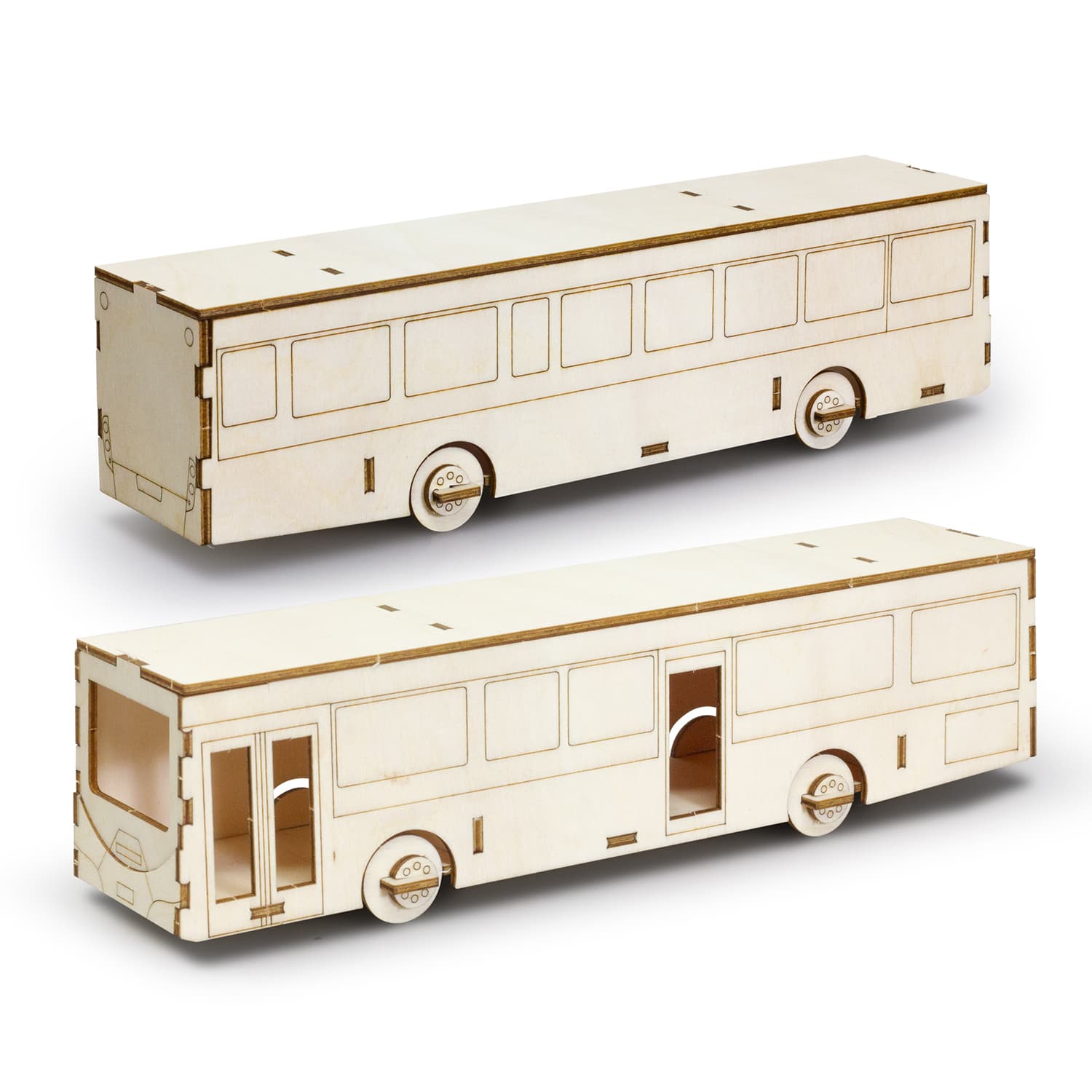 BRANDCRAFT Bus Wooden Model · Product view