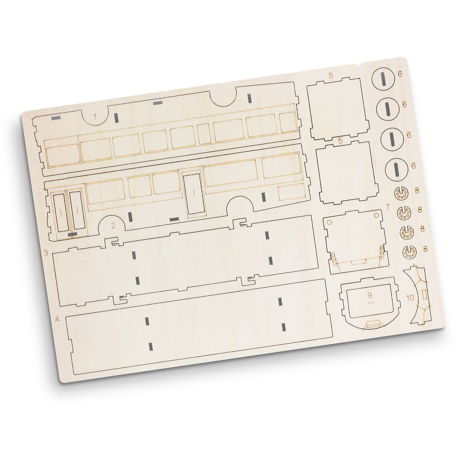 BRANDCRAFT Bus Wooden Model · Product view