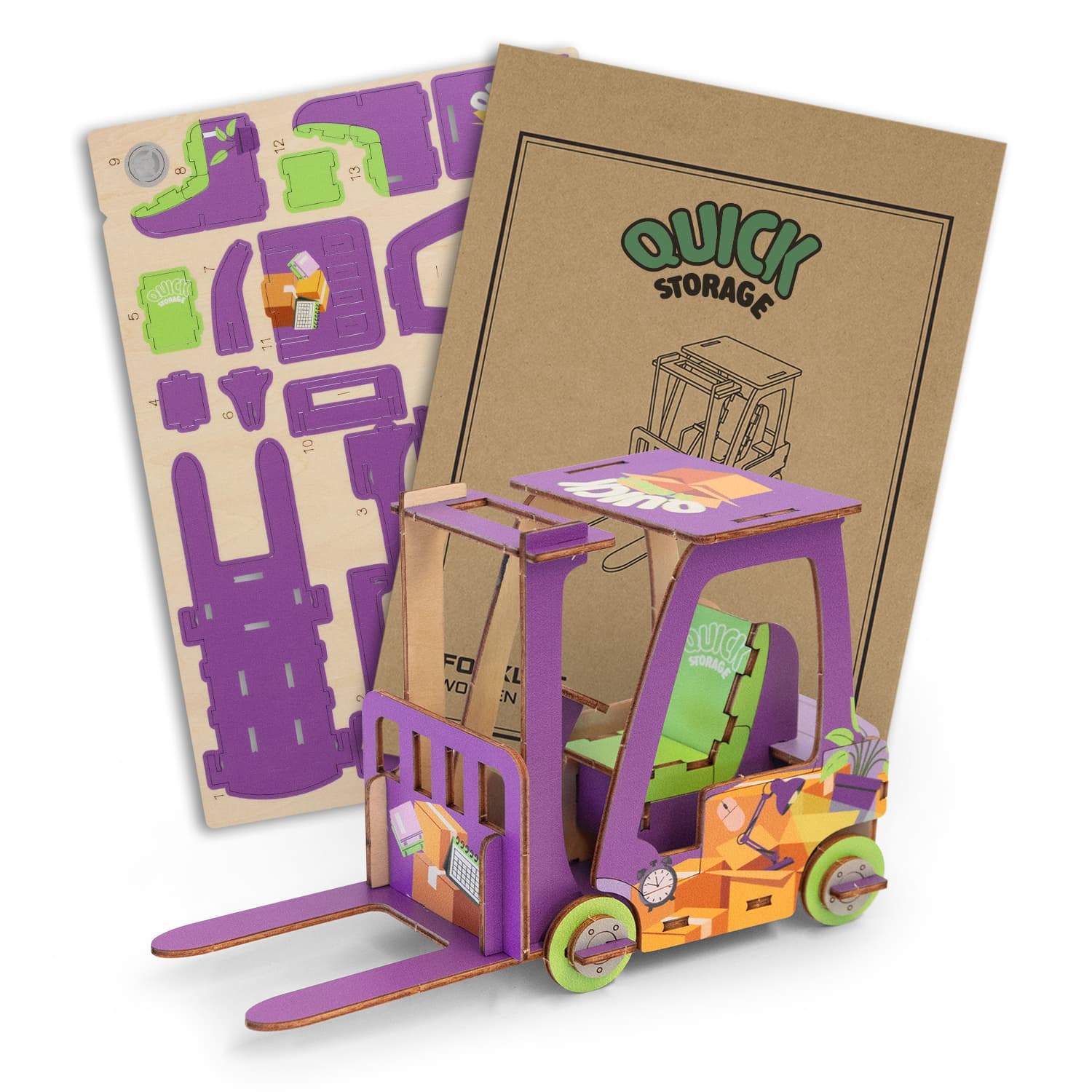 BRANDCRAFT Forklift Wooden Model · Product view